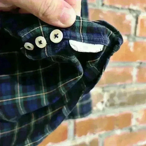 Ralph Lauren Gingham Poplin Button Down Size XL TG - Picture 4 of 9